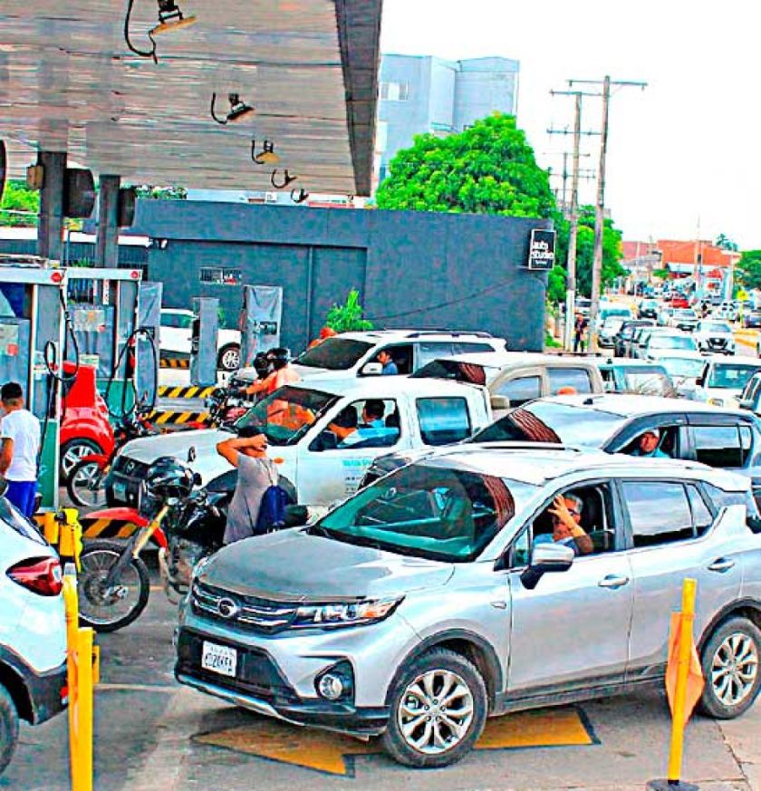 Concepción y Yapacaní van al paro por la falta de diésel este lunes