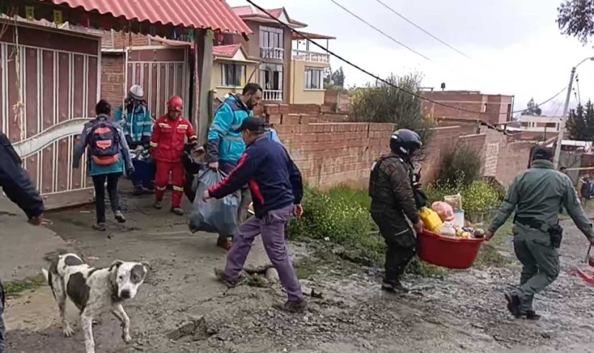Deslizamientos: Declaran emergencia en La Paz por afectación de ocho manzanos