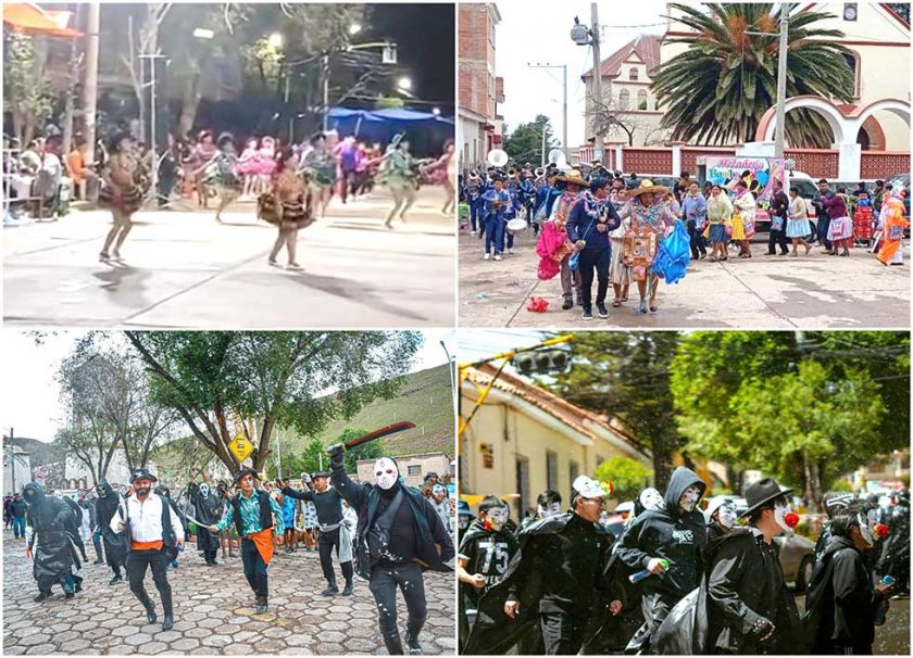 Comunidades despiden el carnaval potosino 2025