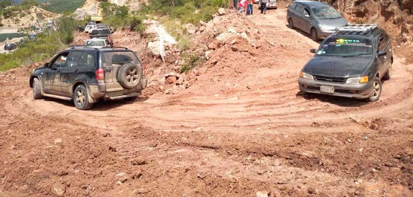 Las lluvias no paran y generan daños a los caminos de Potosí
