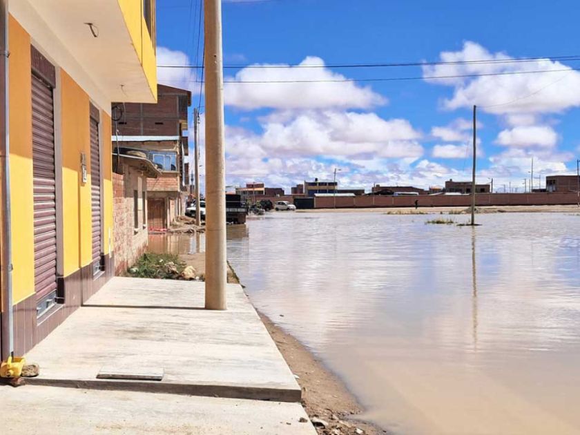 Uyuni aplica tolerancia en el horario de ingreso  tras fuertes las lluvias