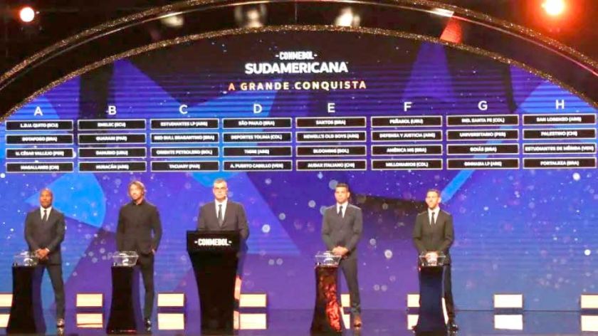 Conmebol sortea los grupos de la copa