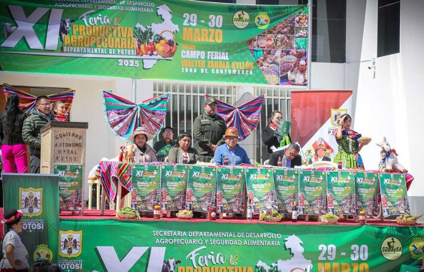 Invitan a feria productiva el 29 y 30 de marzo en Potosí