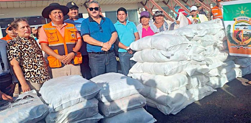 Ayuda humanitaria para 727 familias del Beni