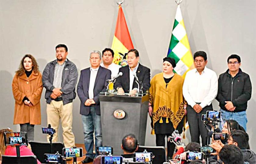 Arce declara emergencia y convoca a gobernadores