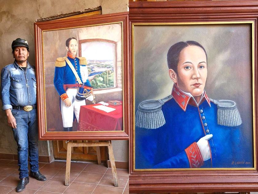 Carlos Medinaceli inspira a artistas para crear obras