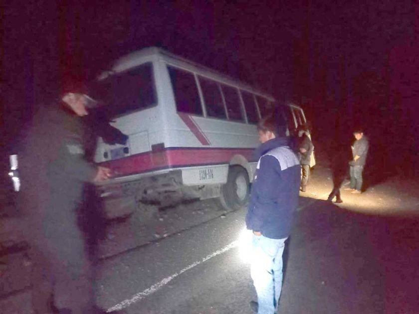 La ruta bajada a Yocalla casi vuelve a cobrar vidas  de pasajeros de un micro
