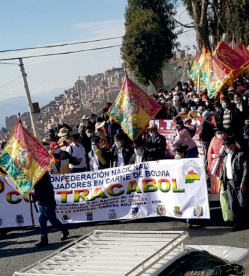Contracabol anuncia marcha y pide diálogo