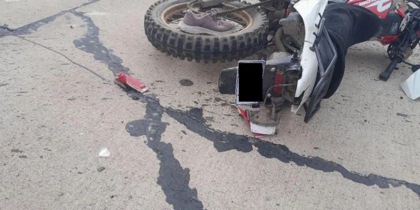 Mujer resulta herida tras ser atropellada por una motocicleta en avenida Panamericana