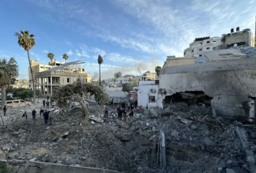 Israel bombardea el hospital Al Ahli en la ciudad de Gaza