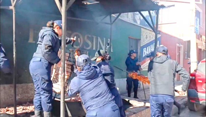 Intendencia interviene puestos de venta de chancho a la cruz