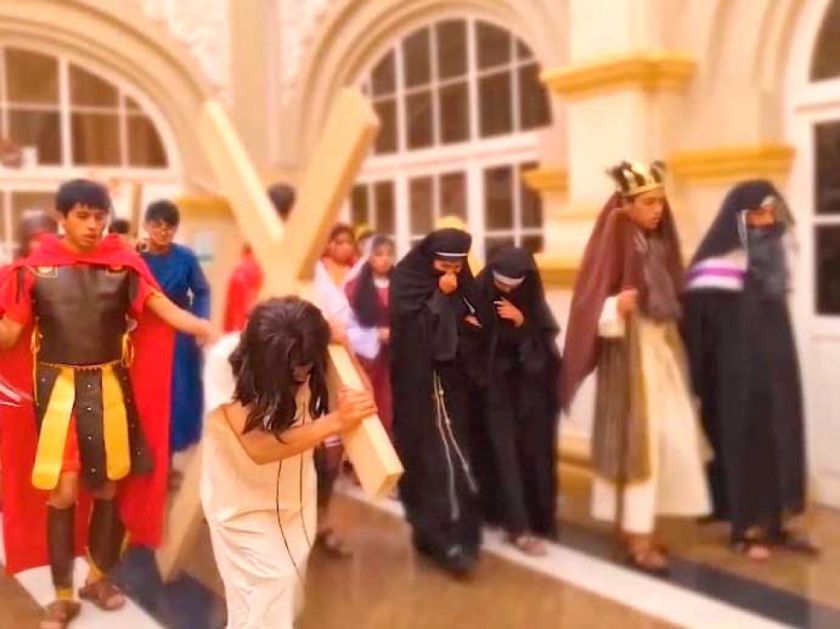 Colegio Particular Don Bosco presentará la "Pasión y muerte de Cristo", esta noche