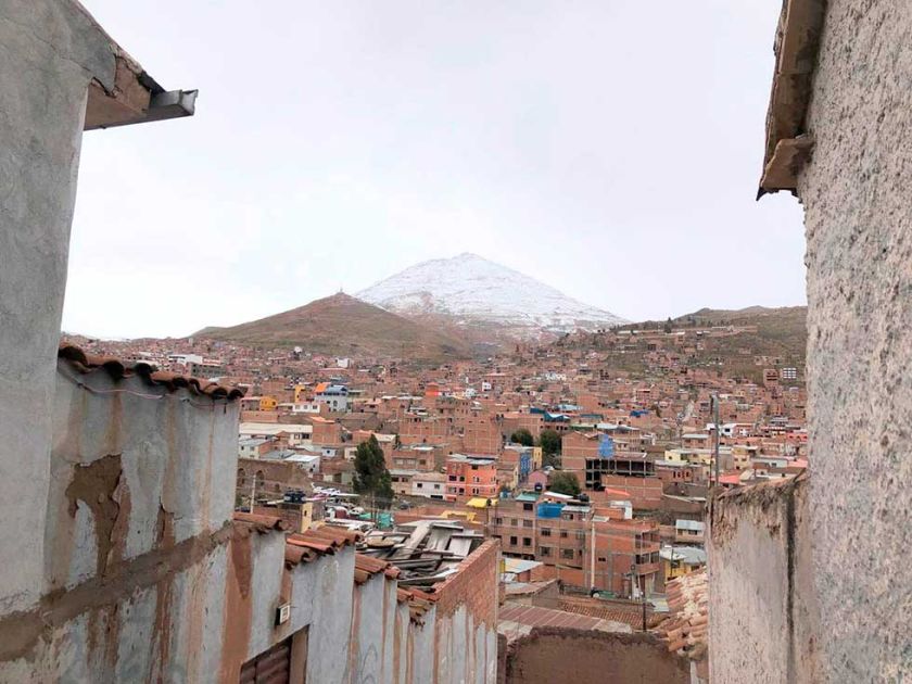 Aplican tolerancia en horario escolar ante efectos de la nevada en Potosí 