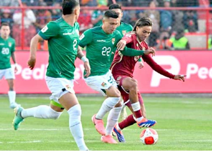 ¿Habrá cambio de día del partido Venezuela-Bolivia?