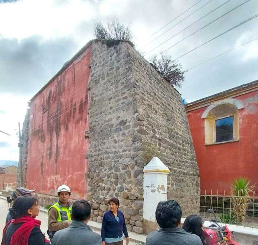 Restauración del templo Inmaculada Concepción  en Puna tiene un avance del 25 por ciento