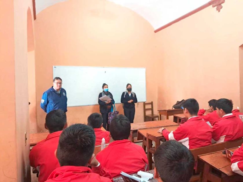 Sedes realiza el testeo activo en unidades educativas