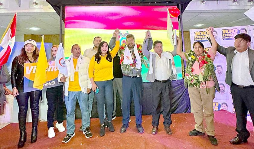 Samuel inicia campaña en Sucre con más adhesiones