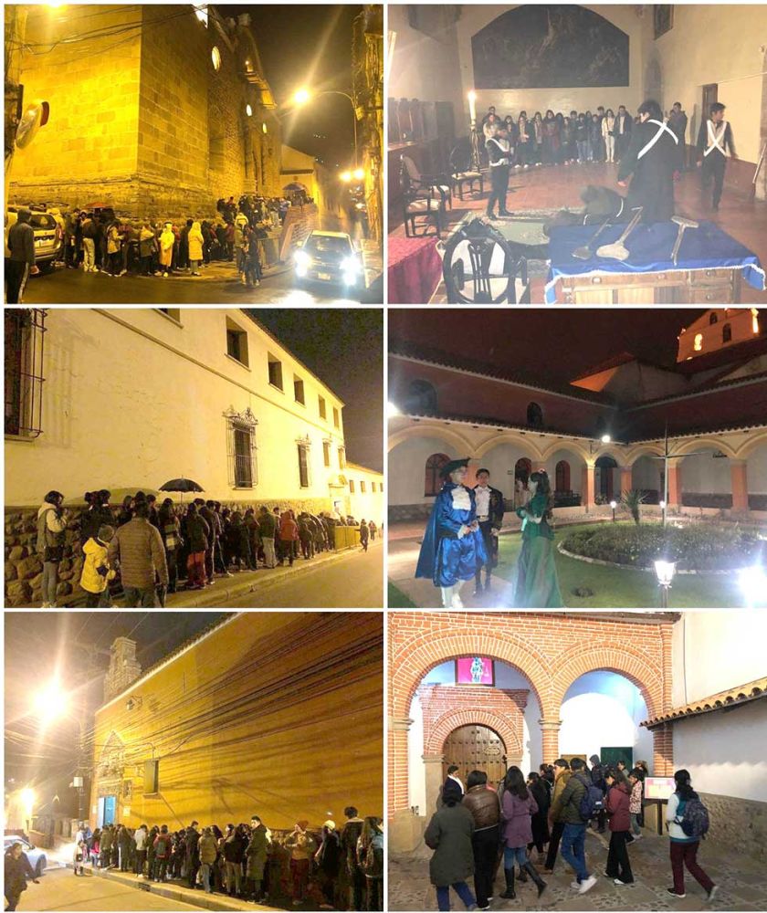 Tres conventos abrieron las visitas a las noches de museo