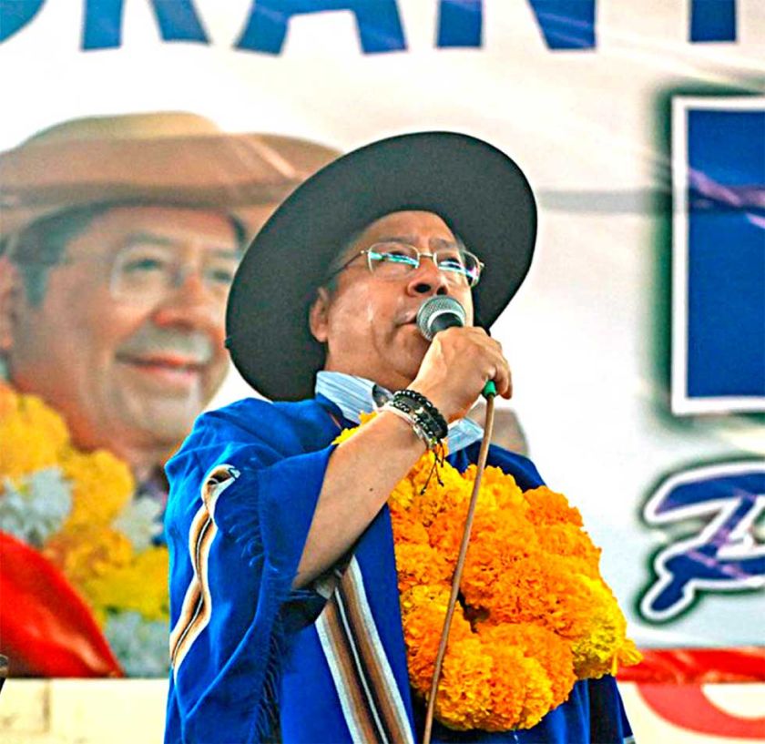 Luis Arce pide conformar un solo bloque de unidad