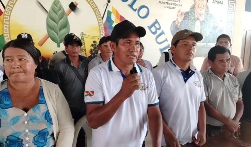 Una de las Seis Federaciones del Trópico respalda candidatura de Andrónico Rodríguez