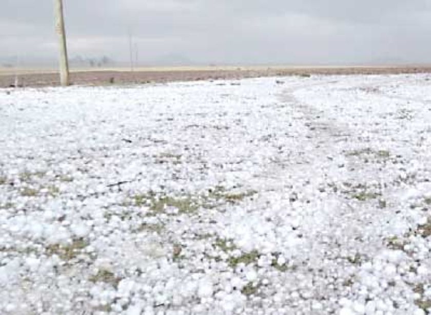 Tras las lluvias anuncian heladas y granizadas