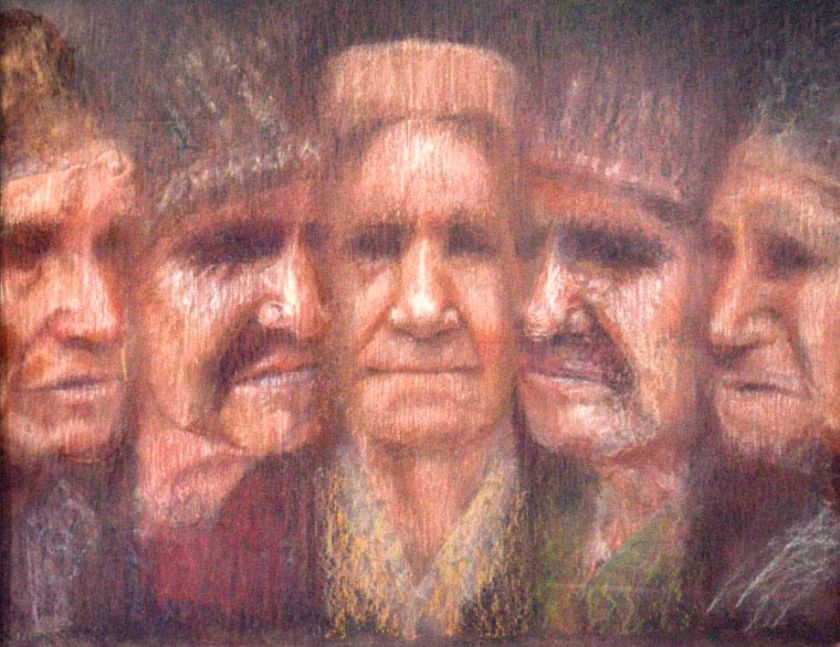 Artistas emergentes exponen en la FILART Oruro 2025