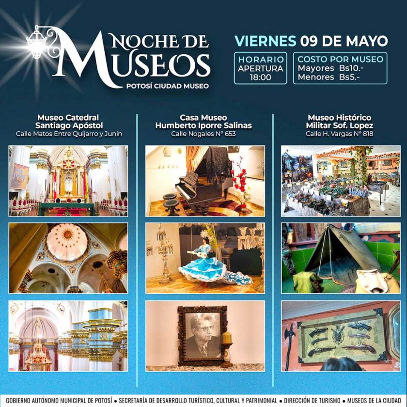 Tres museos abren esta noche desde las 18:00