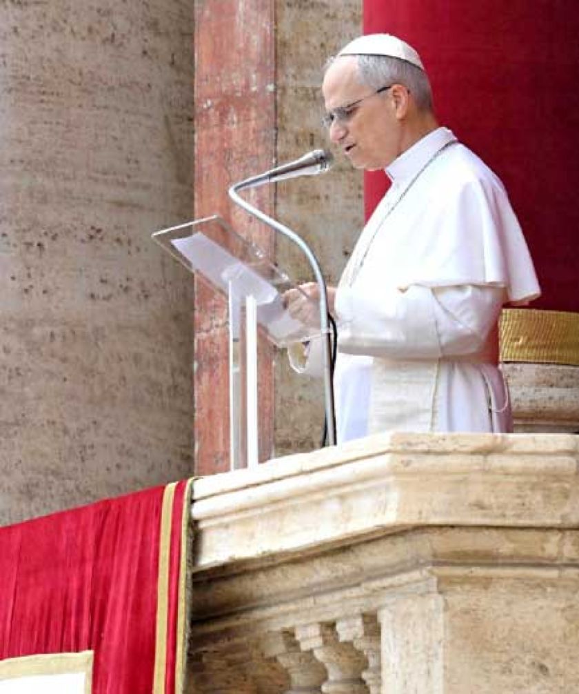 “¡Nunca más la guerra!”  clama el papa León XIV