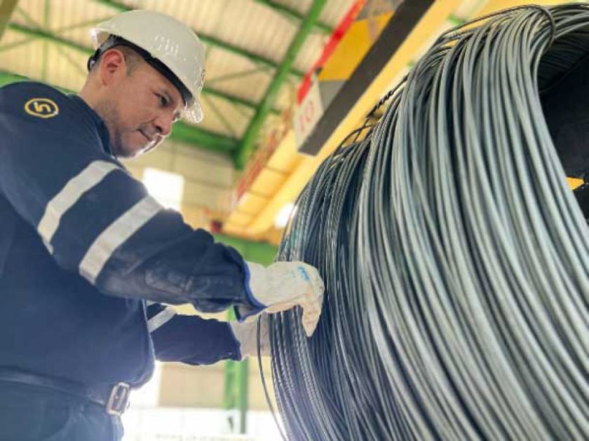 Mutún ya produjo 50 toneladas de barras corrugadas