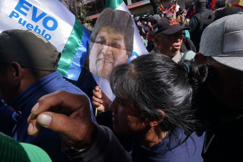 Evo Morales defiende marcha “pacífica” y pide intervención de organismos internacionales