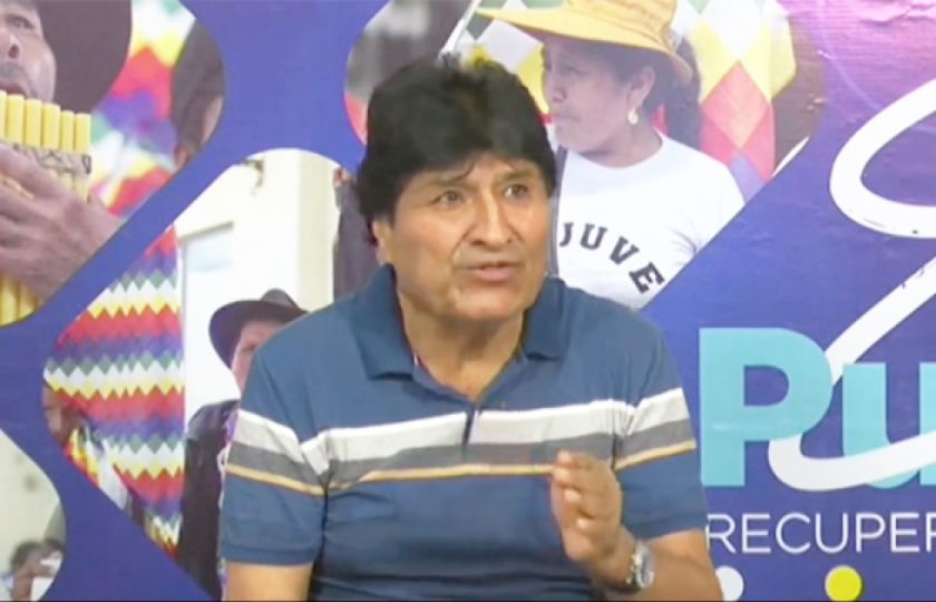 Evo Morales amenaza con un levantamiento mayor y pide que no le echen la culpa