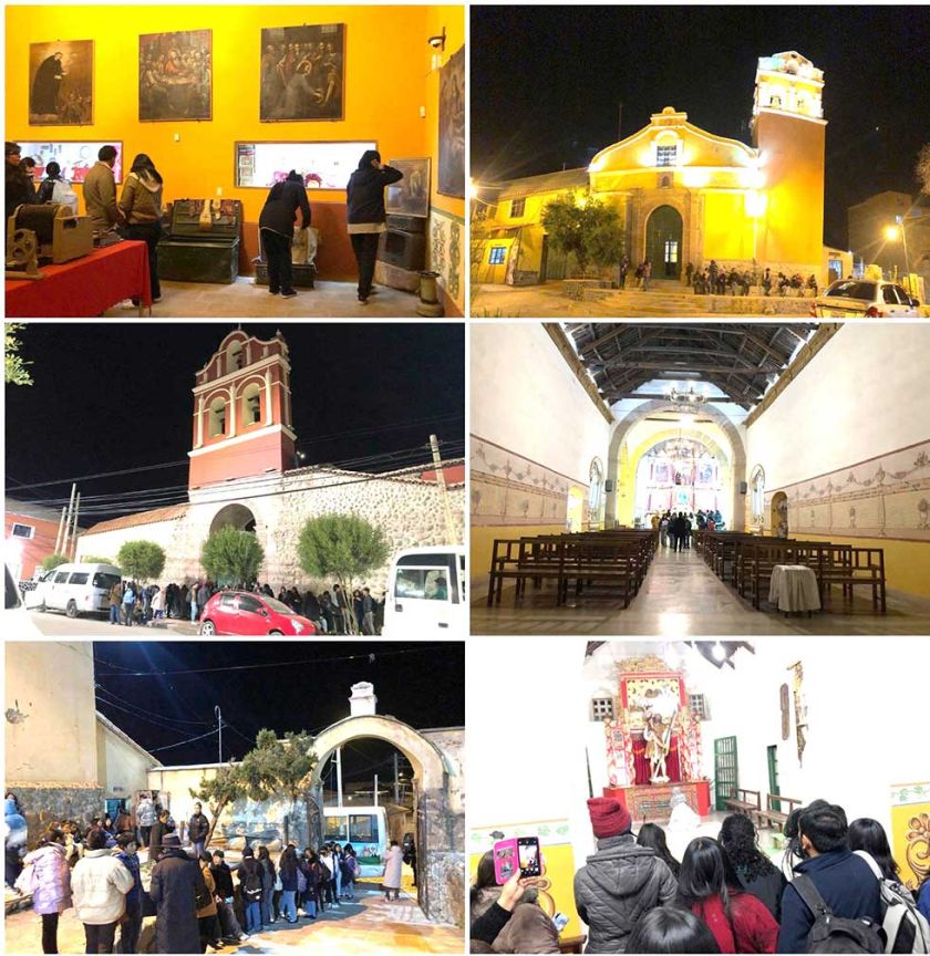 Parroquias de mitayos abrieron en la tercera noche de museos