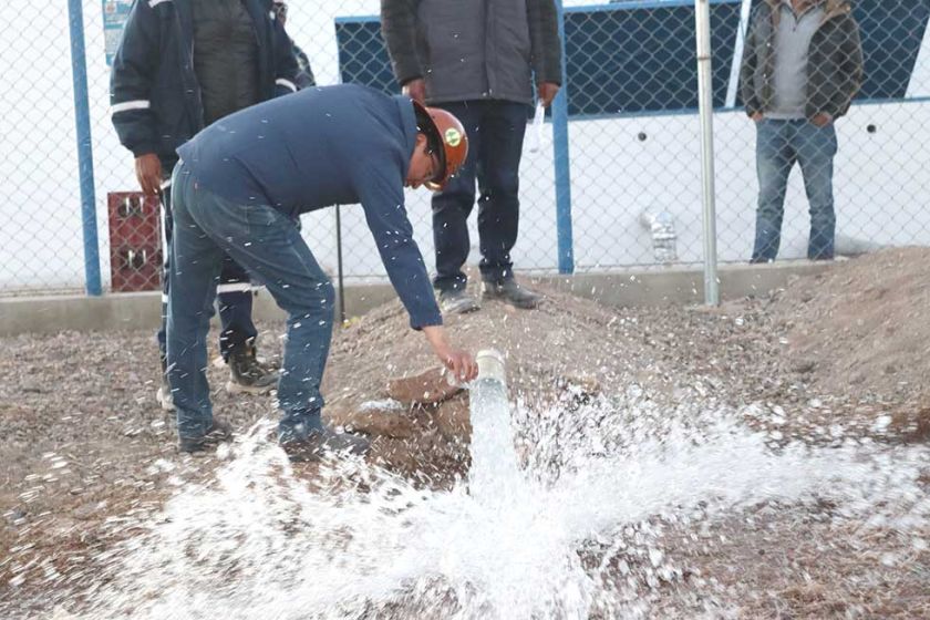 Llica ya goza de agua de calidad a través de un sistema que viene de la frontera