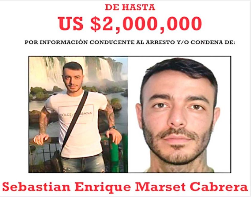 EEUU sospecha que Marset se encuentra en Venezuela