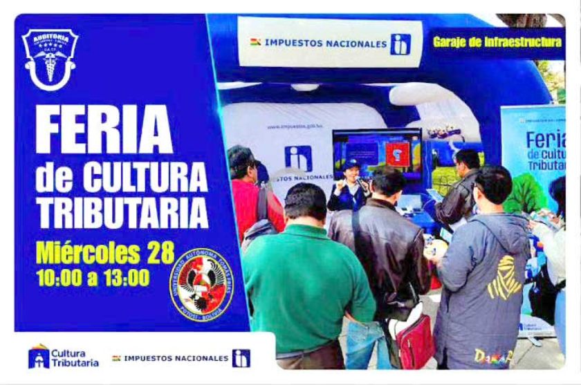 Hoy realizan Feria de la Cultura Tributaria