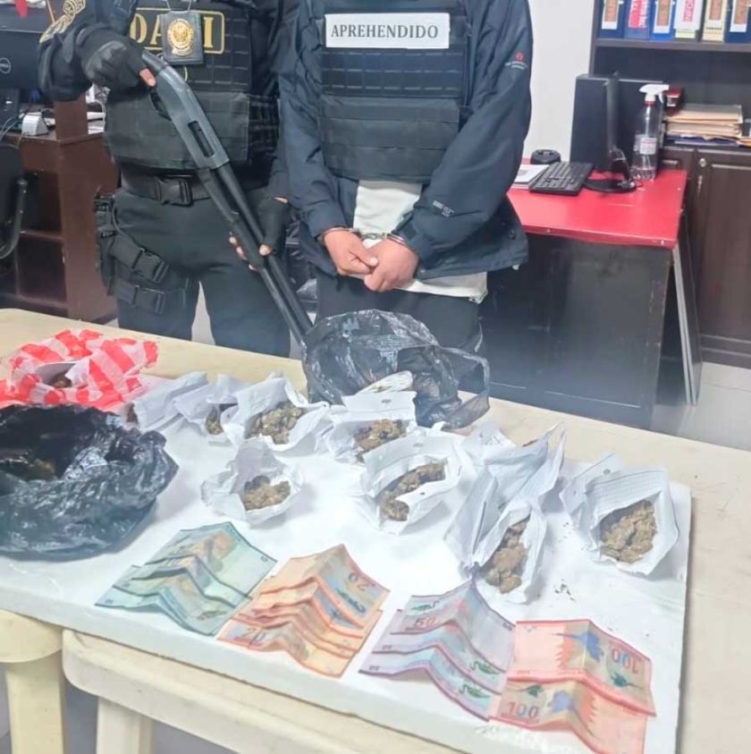 Cae vendedor de droga al raleo en zona Tick'a Loma  