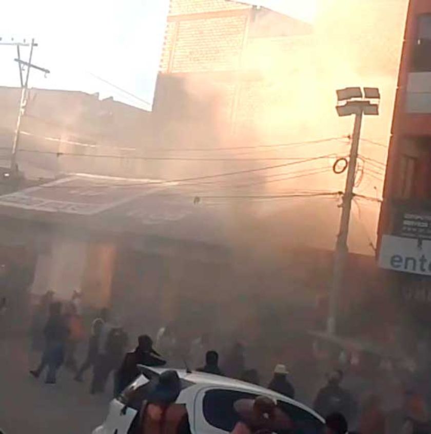 Incendio en venta de pollos deja un herido en Lallagua