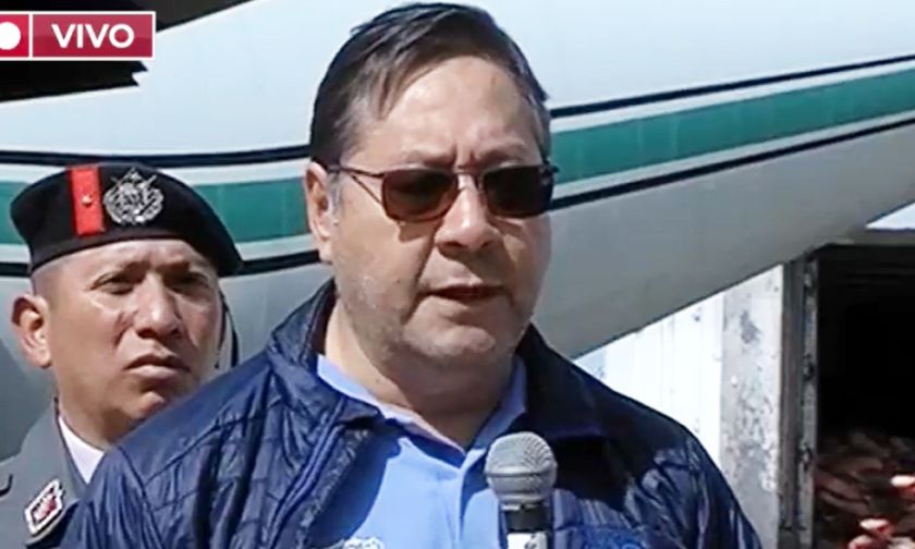 Presidente Arce denuncia que un médico fue apuñalado  en un punto de bloqueo