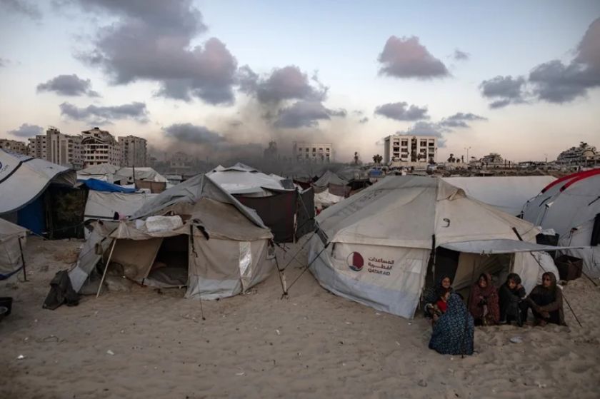 La Fundación Humanitaria para Gaza cierra un punto de distribución de comida en la Franja tras media hora de reparto