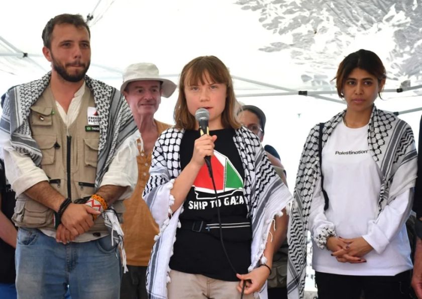El ministro de Defensa israelí a Greta Thunberg: «Den la vuelta porque no llegaréis a Gaza»