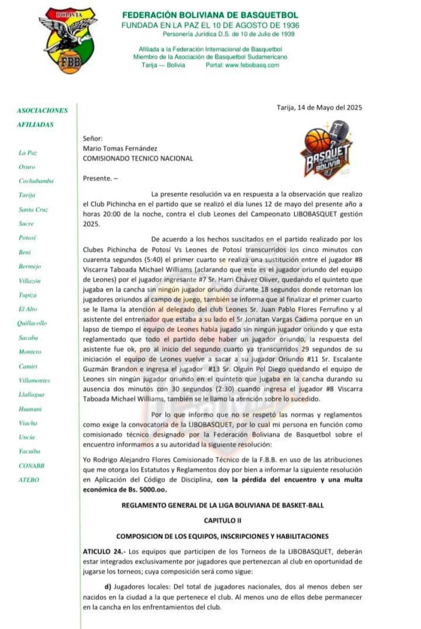 Pichincha gana observación y sube al segundo lugar en la Libo
