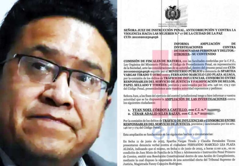 Fiscalía incluye al exministro Siles en calidad de investigado en el caso consorcio con el audio como indicio