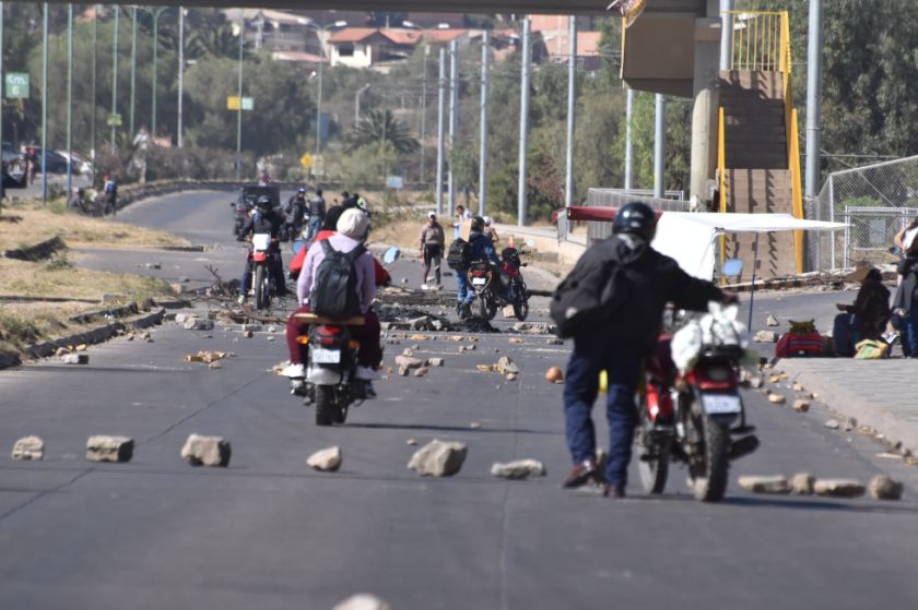 Más de 143 bloqueadores fueron detenidos desde el inicio de la protesta evista