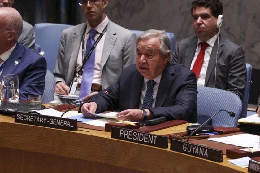 Guterres, «gravemente alarmado» por el ataque de EE.UU., recuerda «no hay solución militar»