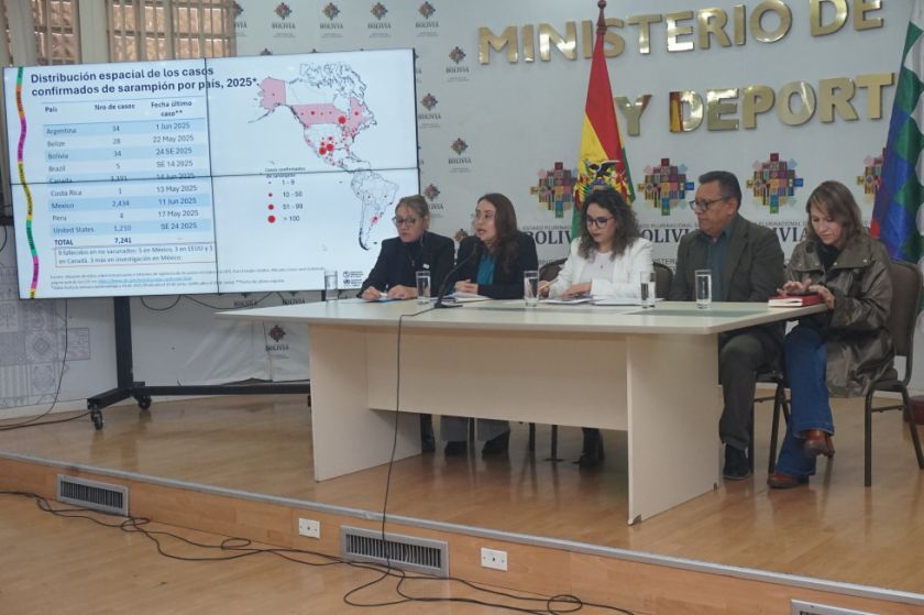 Bolivia se declara en emergencia sanitaria por sarampión