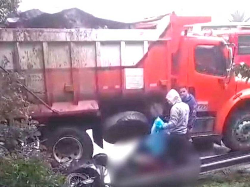 Tragedia en Pailaviri: joven muere arrollado por la volqueta de su propio trabajo