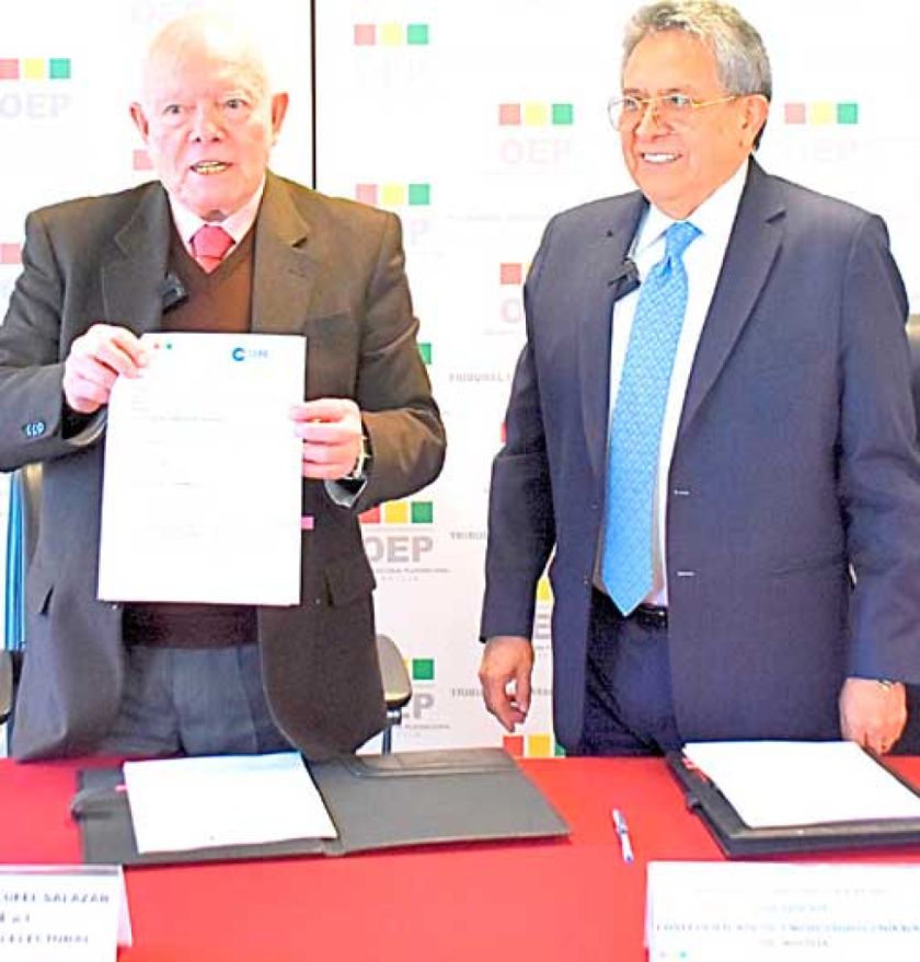 TSE y CEPB oganizarán  2 debates presidenciales