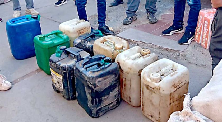 Van a prisión por trasladar ocho bidones con diésel