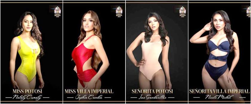 Las potosinas brillan antes de la gala final de Miss Bolivia 2025