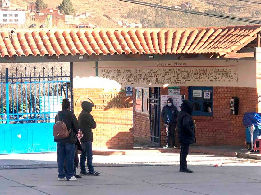 Aplican triaje en el ingreso al Hospital Daniel Bracamonte